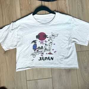 j galt cropped ‘japan’ tee